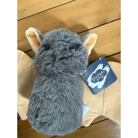 NWT Slumberkins grey bat plush collectible - Picture 2 of 7